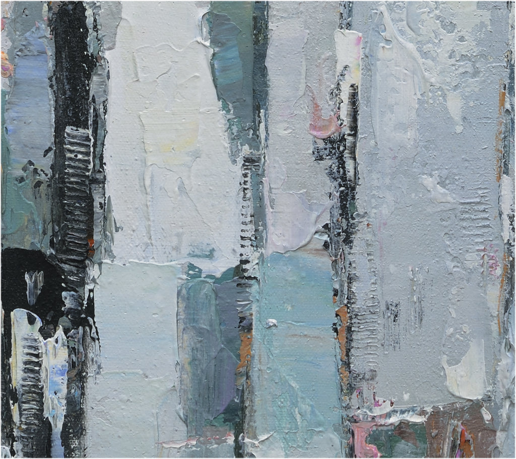 Giclée on Canvas-Modern Gray Theme Abstract Artwork 9220104 image 2