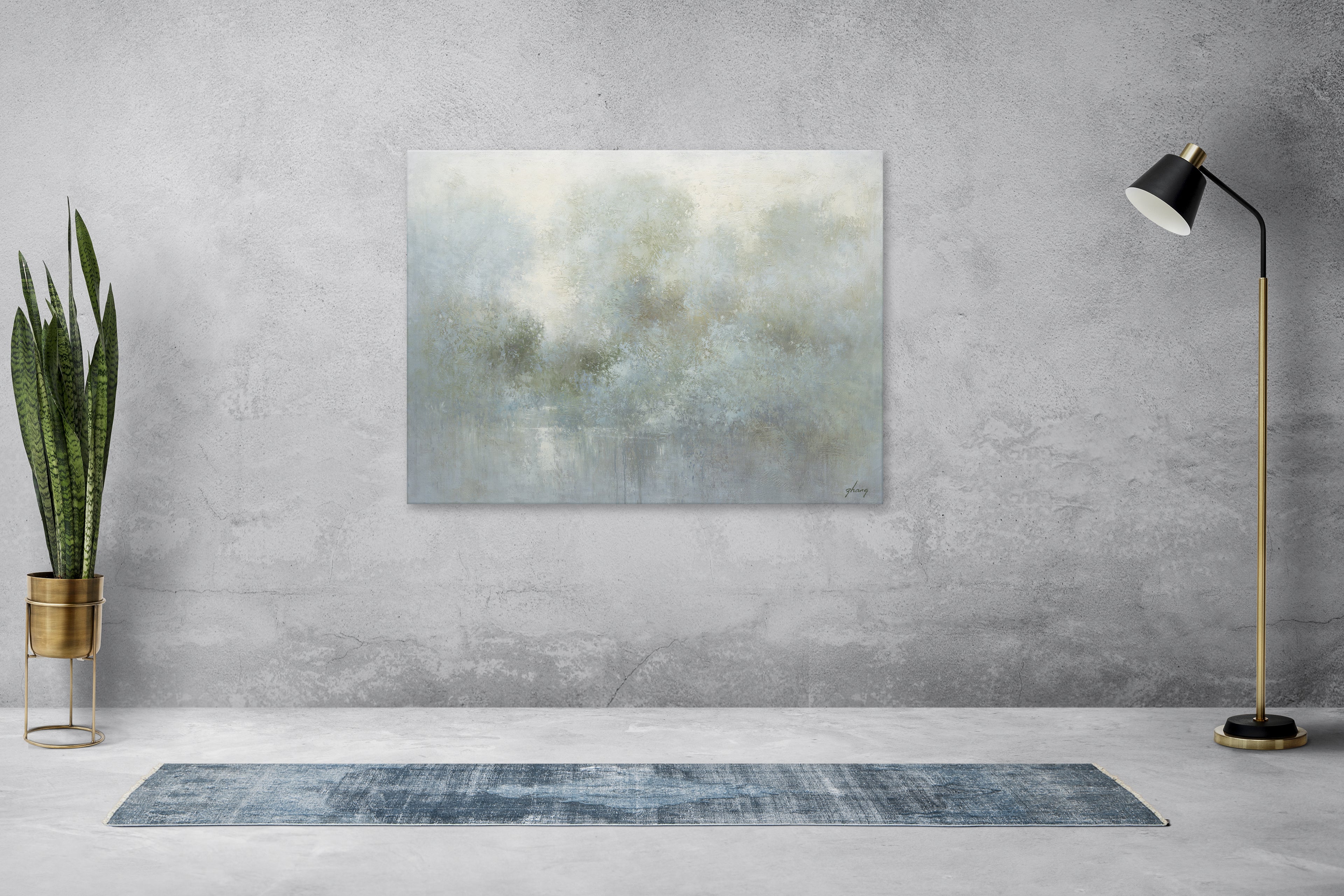 Giclee on Canvas-Modern Marsh Landscape Artwork 8194305 image 1