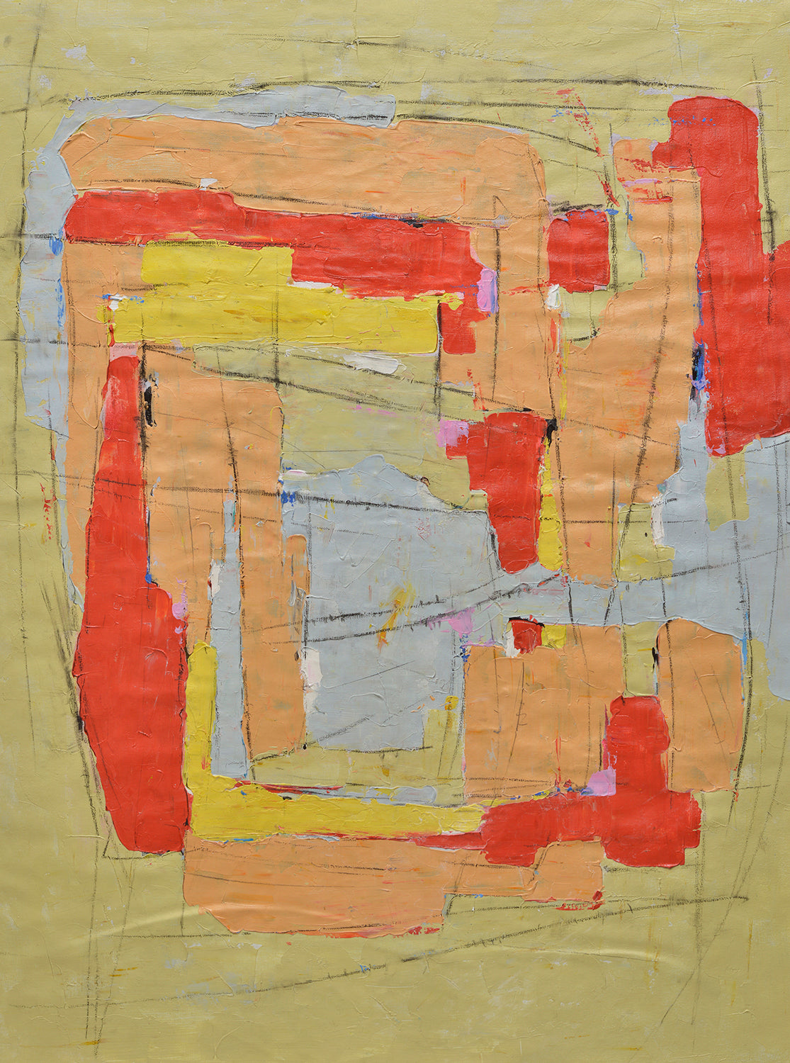 36x48 abstract oil painting on canvas 72071014 image 0