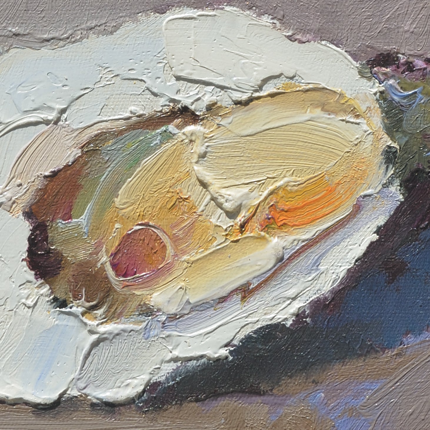 Giclee on Canvas-Contemporary Oyster Artwork A138E image 1