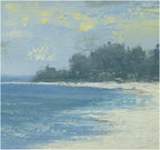 Giclée on Canvas-Modern Ocean Beach Artwork P102 image 2