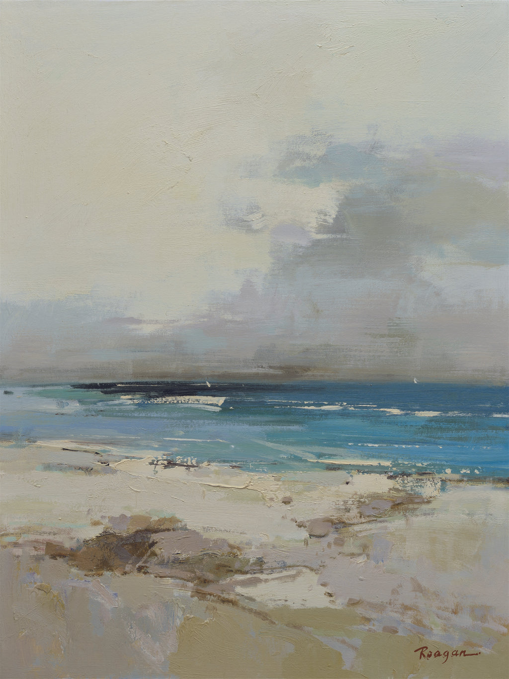 Giclee on Canvas-Modern Beach View  Artwork 8-42017002 image 0