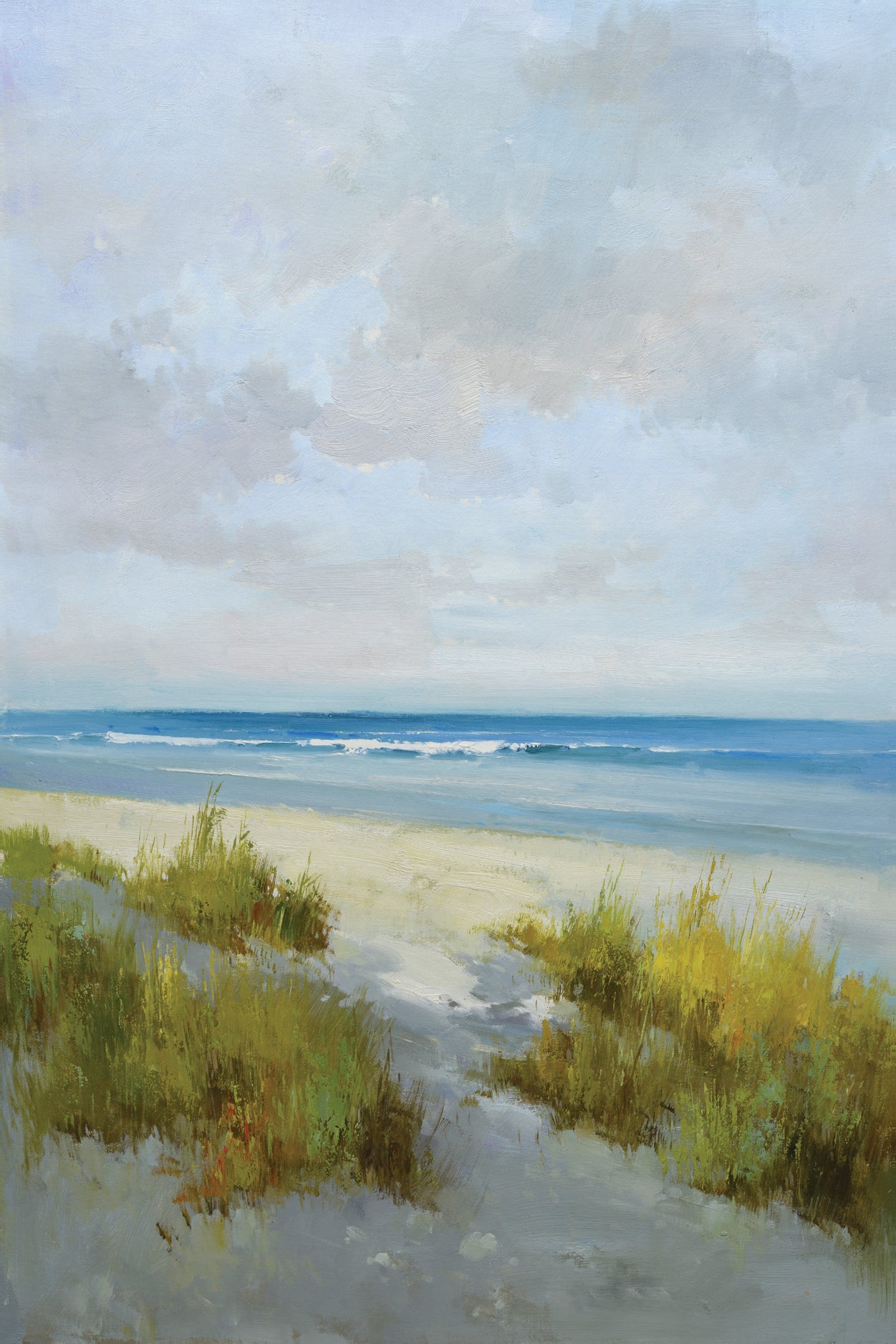 Giclée on Canvas-Modern Beach and Grass  Artwork 923440 image 0