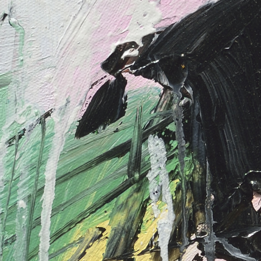 Giclee on Canvas-Modern Colorful Abstract Piece 12162701A image 1