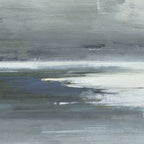 Giclee on Canvas- Modern Gloomy Beach Seascape 8011033 image 1