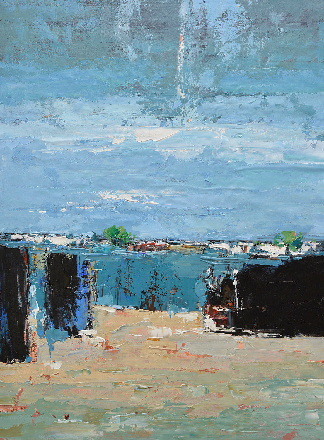 36x48 abstract oil painting on canvas 72071017 image 0