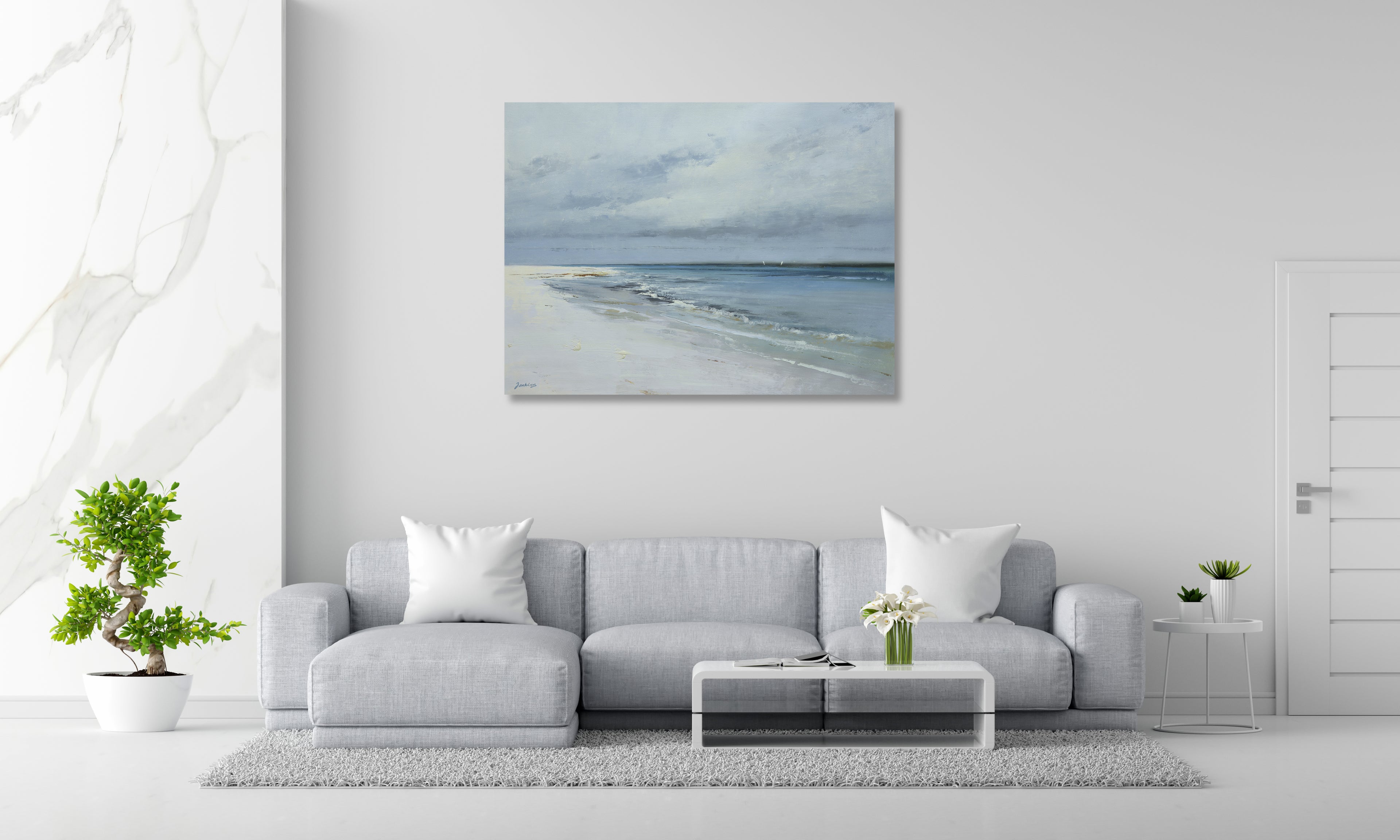 Giclee on Canvas-Modern Beach View  Artwork 820710 image 1