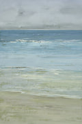24x36 oil painting on canvas of blue ocean and beach 4191272 image 0