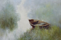 Giclée on Canvas-Boat in River Artwork 915109 image 0
