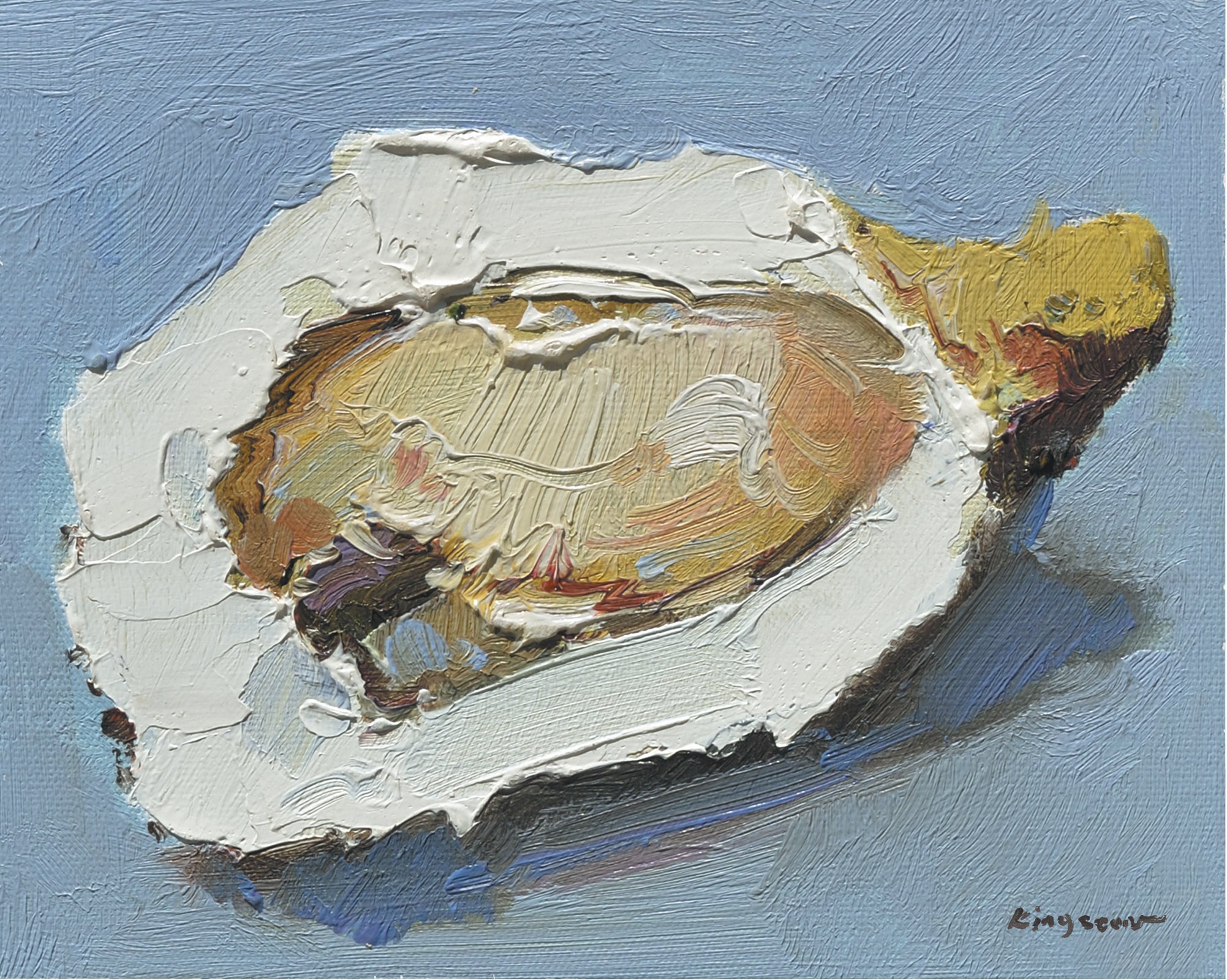 Giclee on Canvas-Contemporary Oyster Artwork A138B image 0