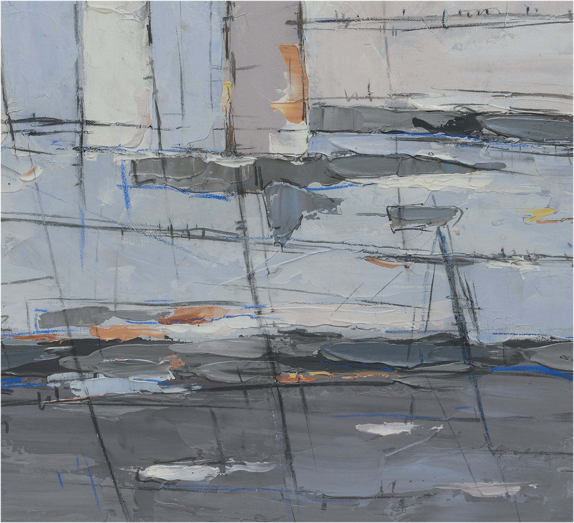 Giclee on Canvas-Modern Purple &Blue Abstract Artwork 721678 image 2