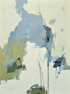 Giclee on Canvas-Modern Abstract Blue & Gold 822407 image 0