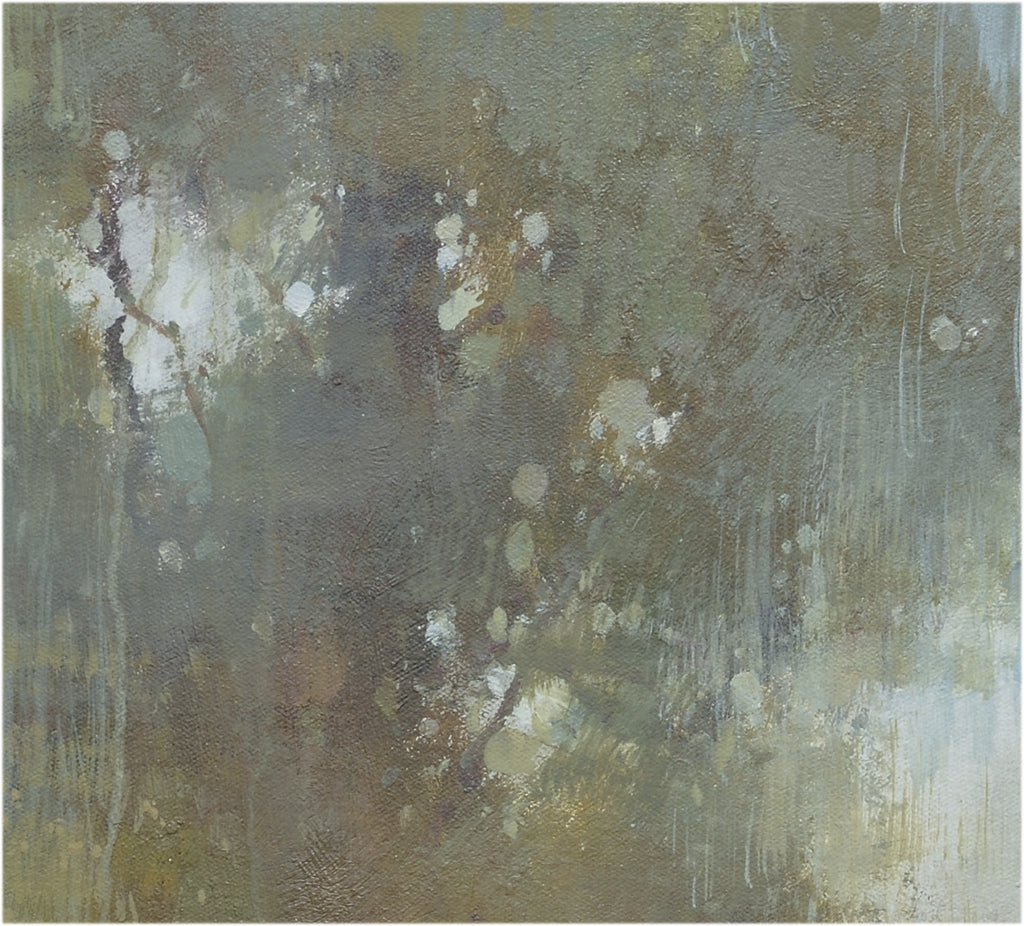 Giclée on Canvas-Modern Landscape Green Tree Artwork P332 - 8194406 image 2