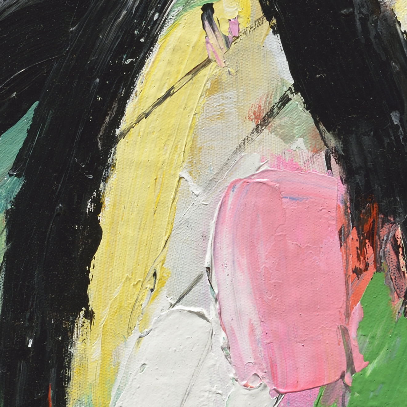 Giclee on Canvas-Modern Colorful Abstract Piece 12162701C image 1