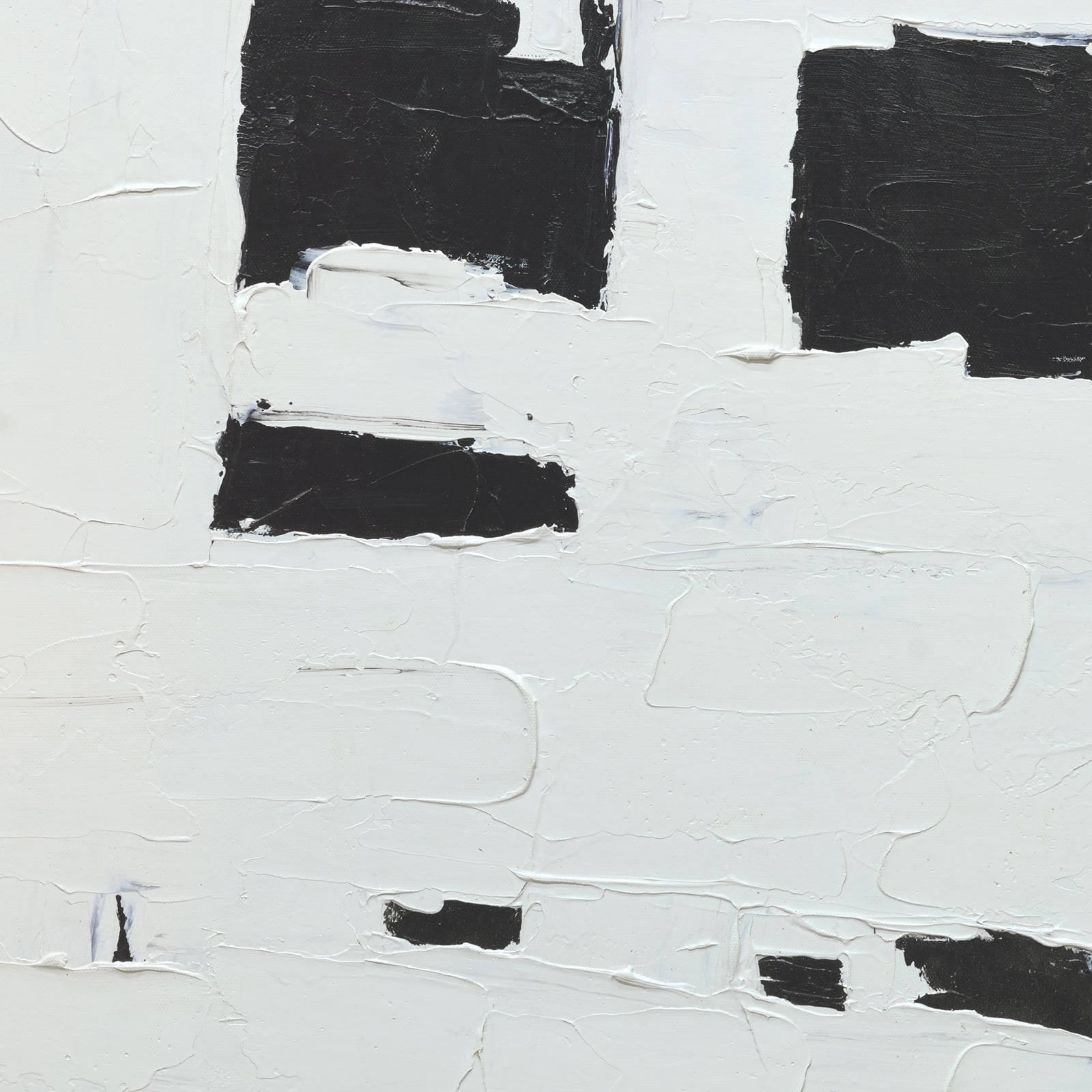 Giclee on Canvas- Modern Black & White Abstract W213239 image 1