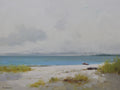 Giclee on Canvas-Modern Beach View Seascape Artwork 822925 image 0