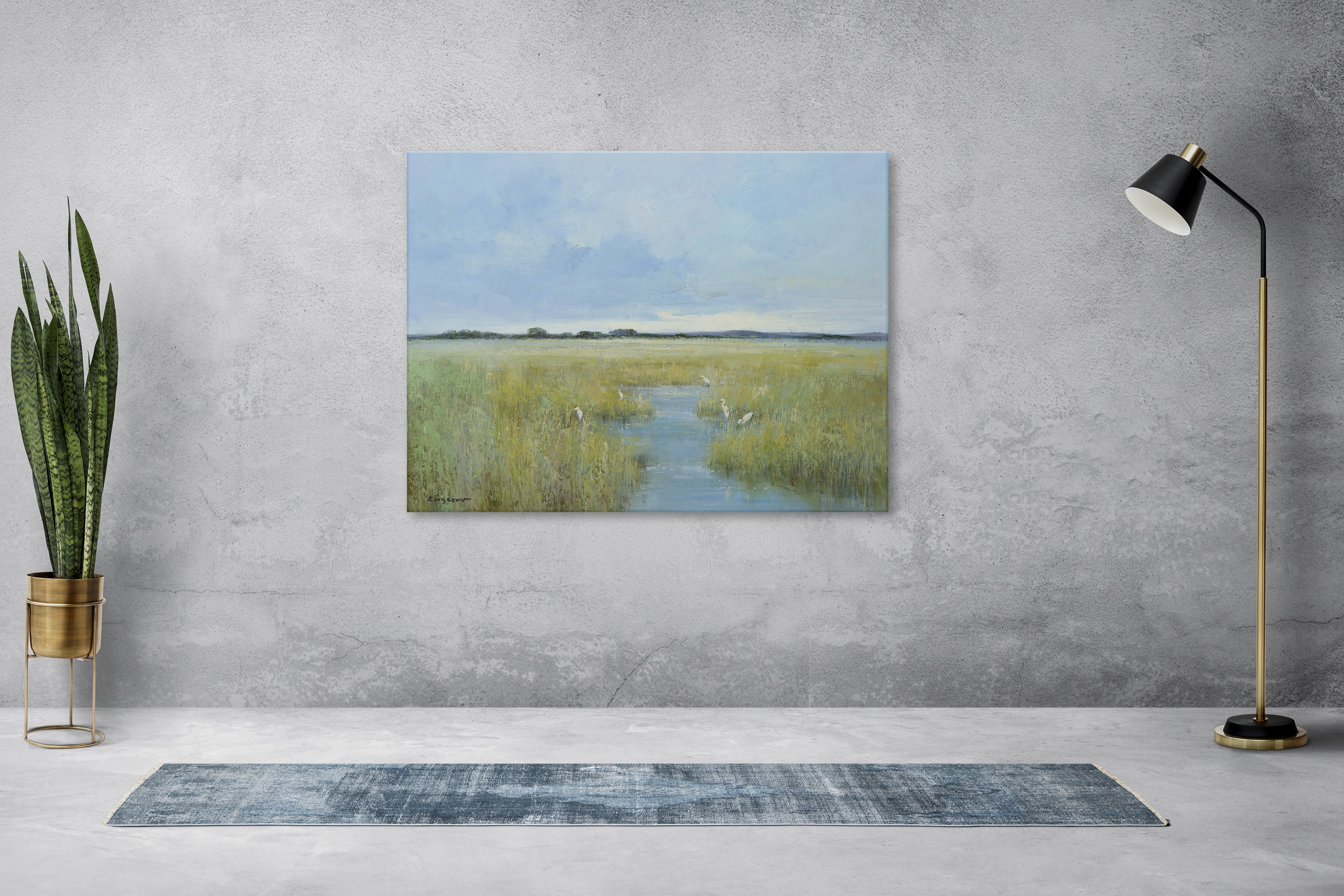 Giclee on Canvas-Modern Marsh Artwork 8220210 image 1
