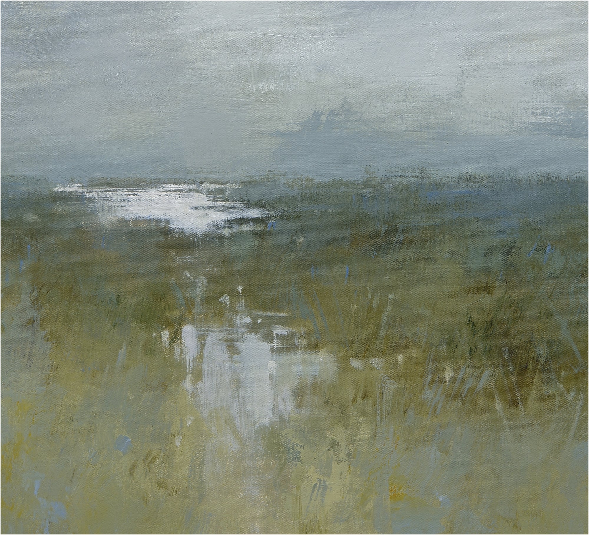 Giclée on Canvas-Modern Lake View Artwork G2174 8-4211252 image 1