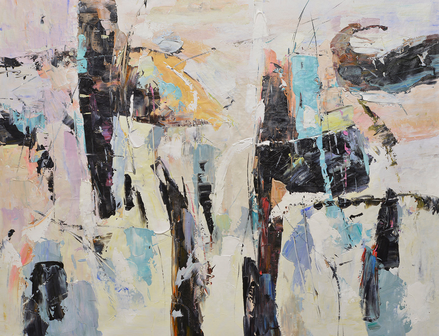 36x48 abstract oil painting on canvas 72071020 image 0