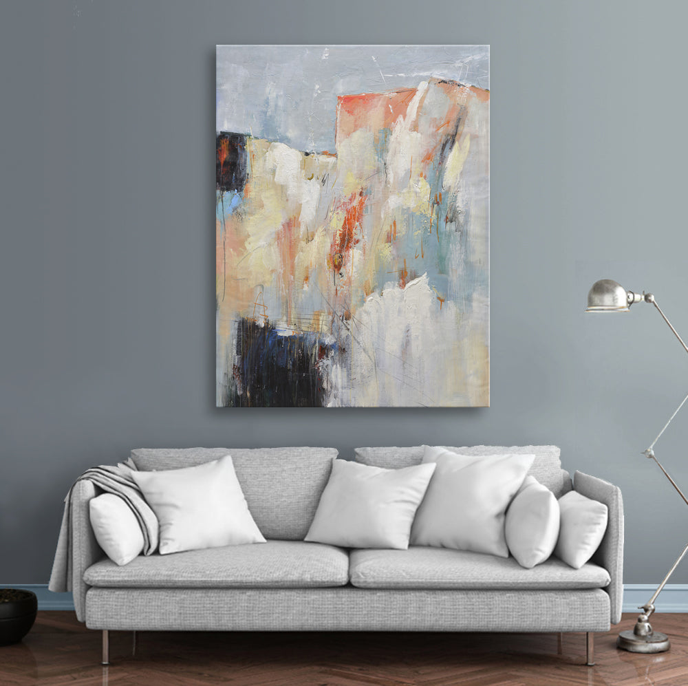 36x48 abstract oil painting on canvas 72071011 image 1