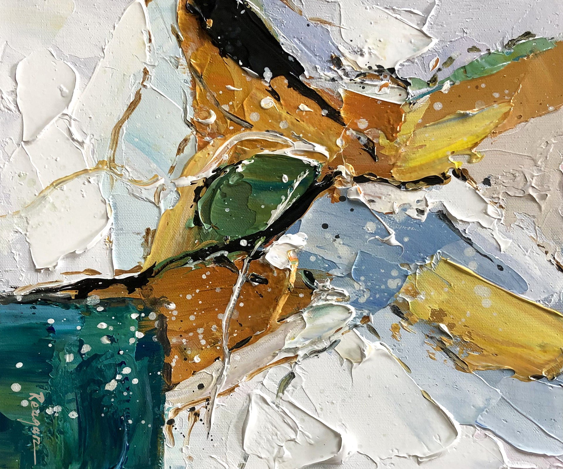 Giclee on Canvas-Modern Colorful Abstract Artwork 3209011 image 0