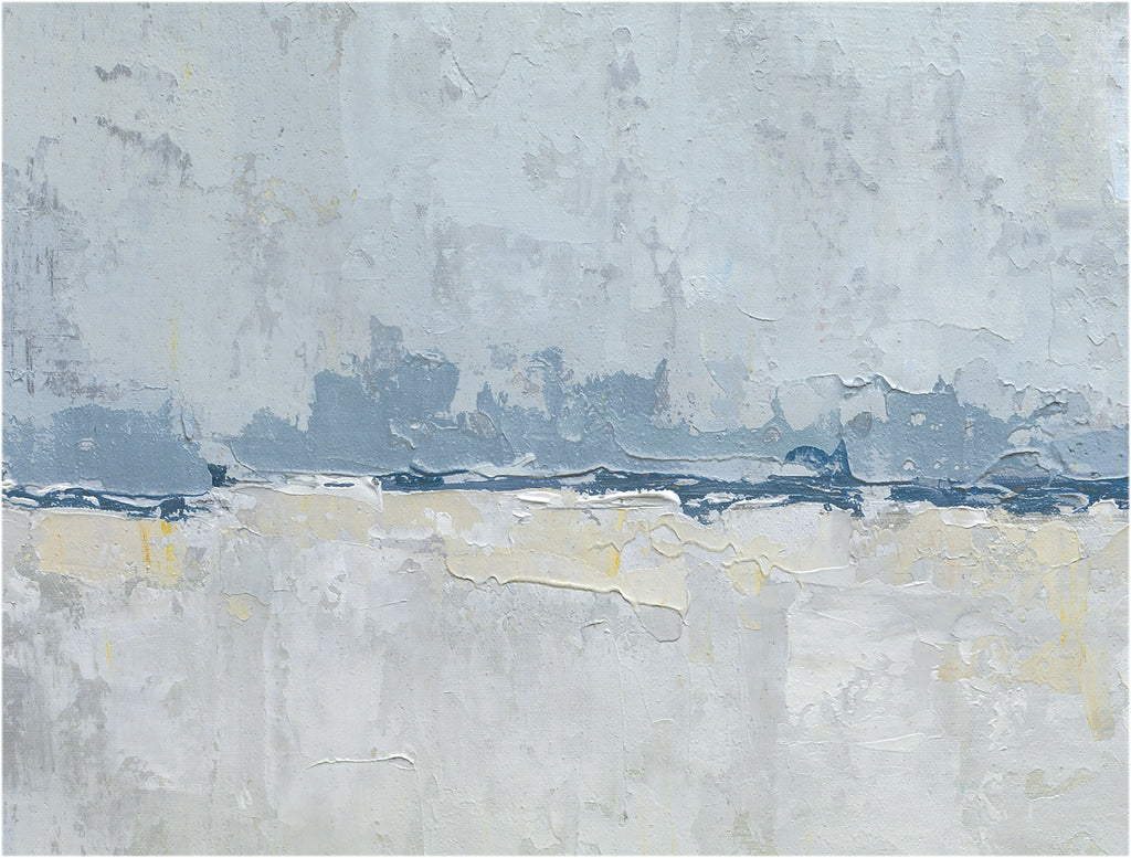 Giclée on Canvas-Modern Gray &Blue Theme Abstract Artwork 9220109A image 2