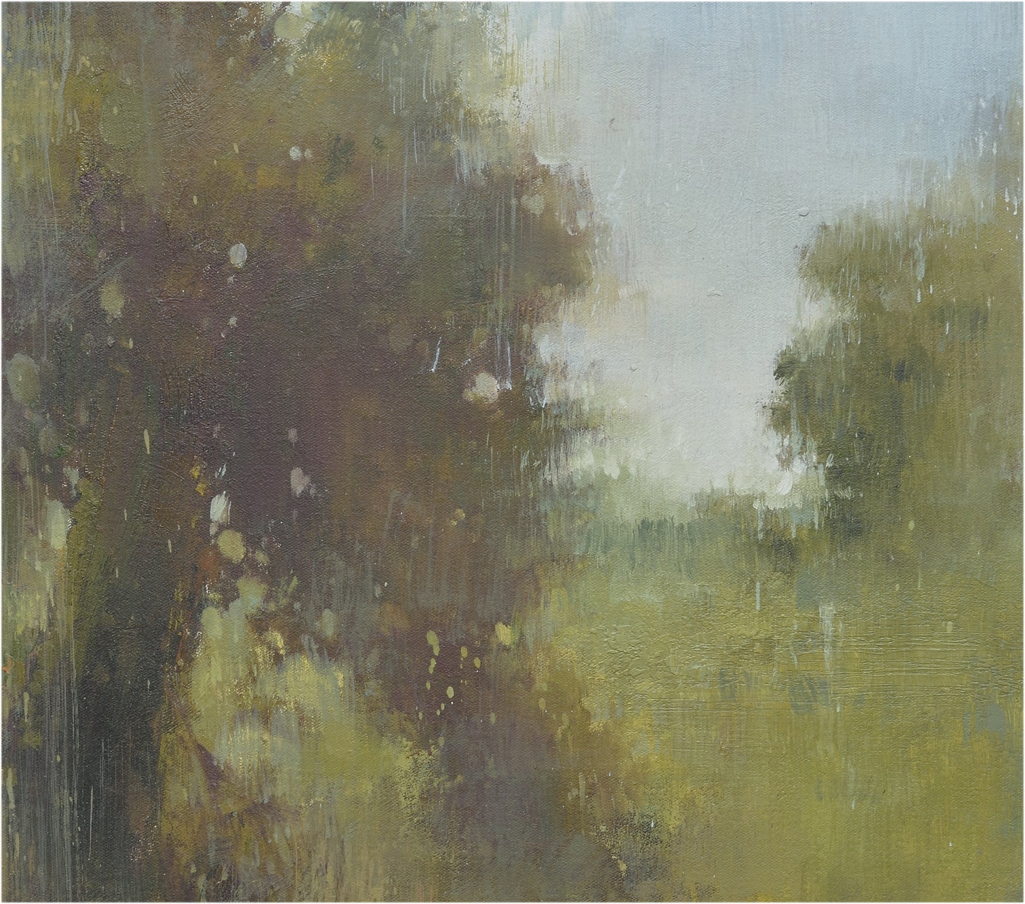 Giclee on Canvas-Modern Landscape Green Tree Artwork 8184406 image 3