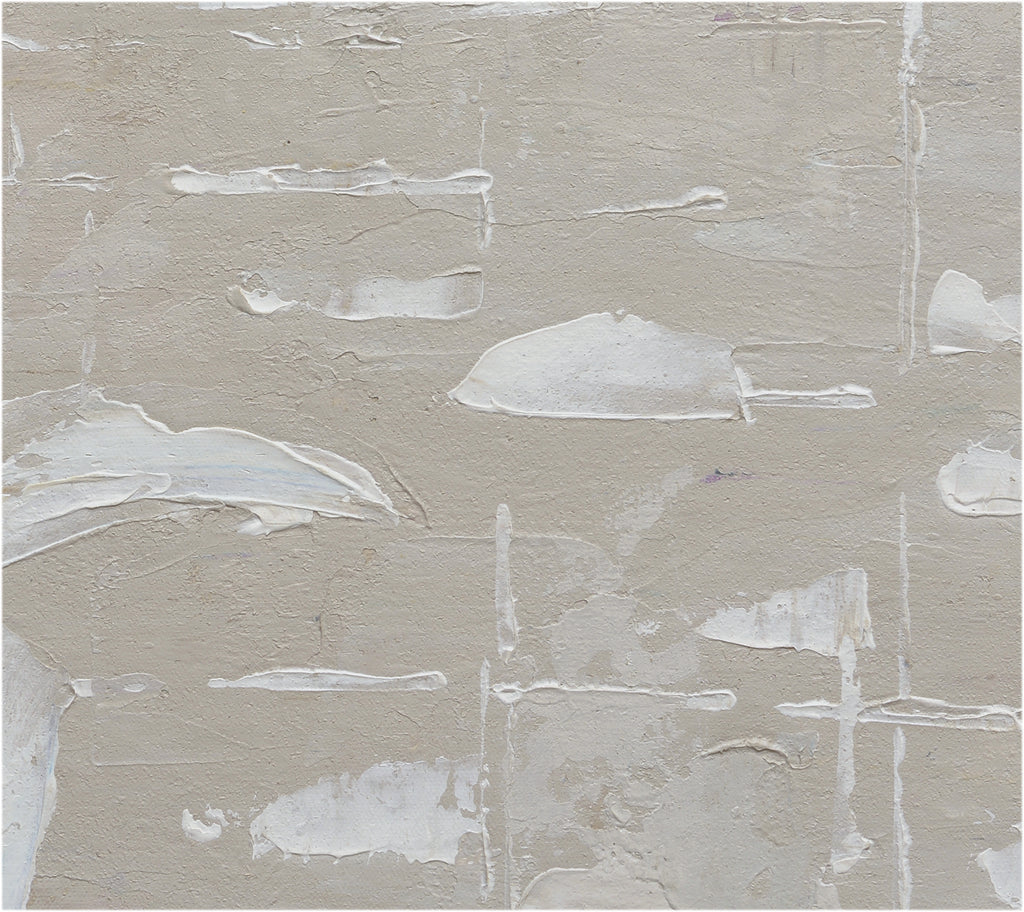 Giclée on Canvas-Modern Beige Theme Abstract Artwork P432 image 2