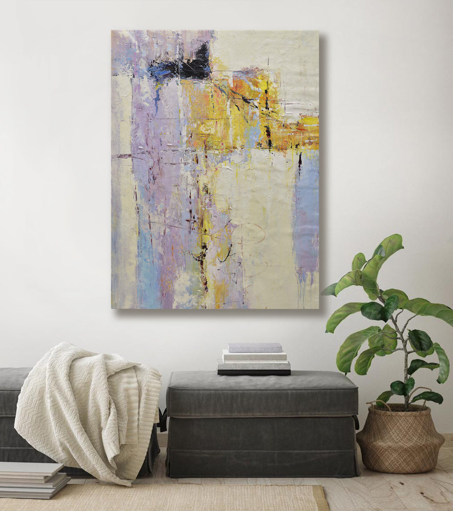 36x48 abstract oil painting on canvas 72071022 image 1