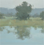 Giclée on Canvas-Modern Creek Bank Artwork 81941013 image 1