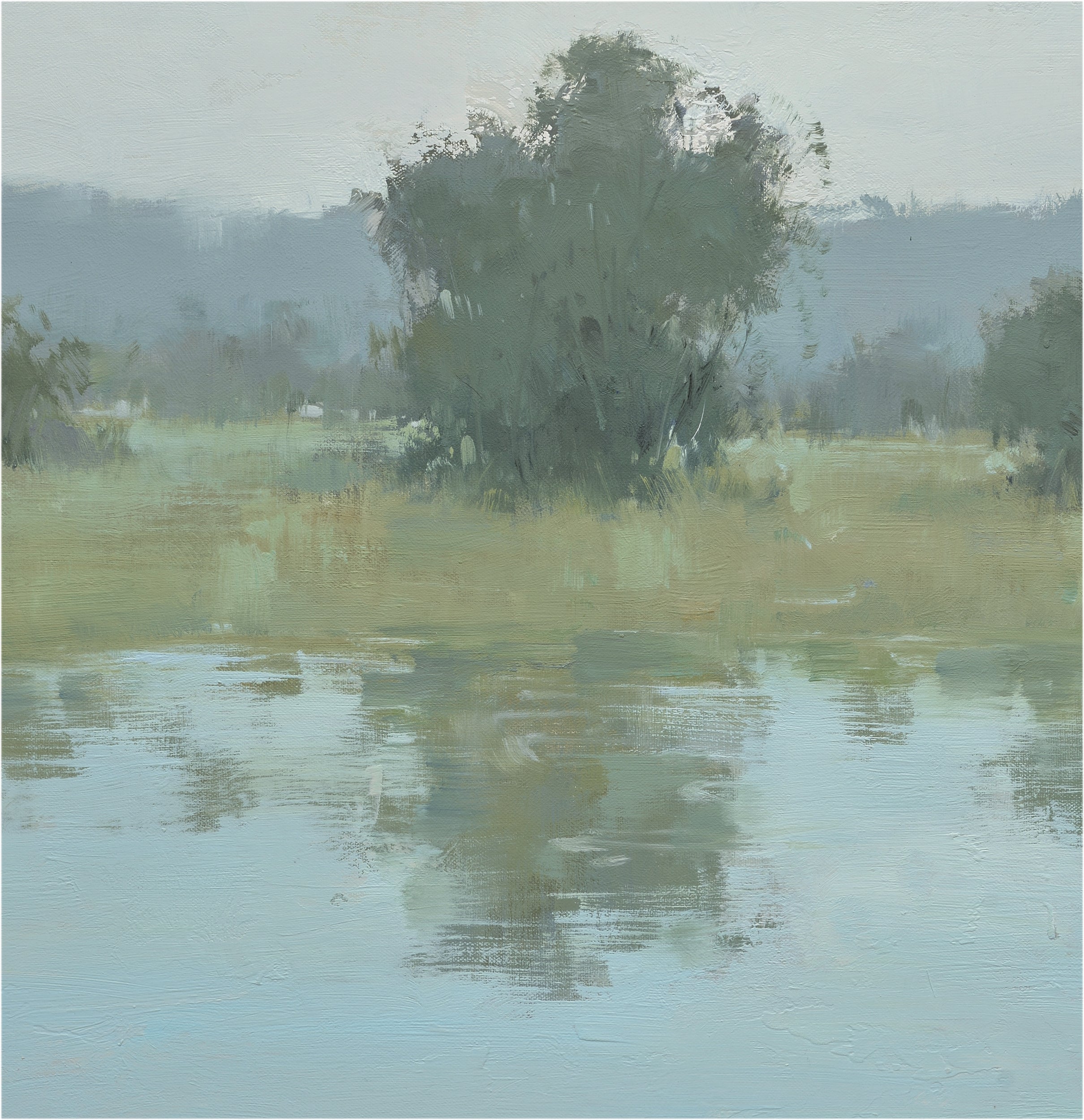 Giclée on Canvas-Modern Creek Bank Artwork 81941013 image 1