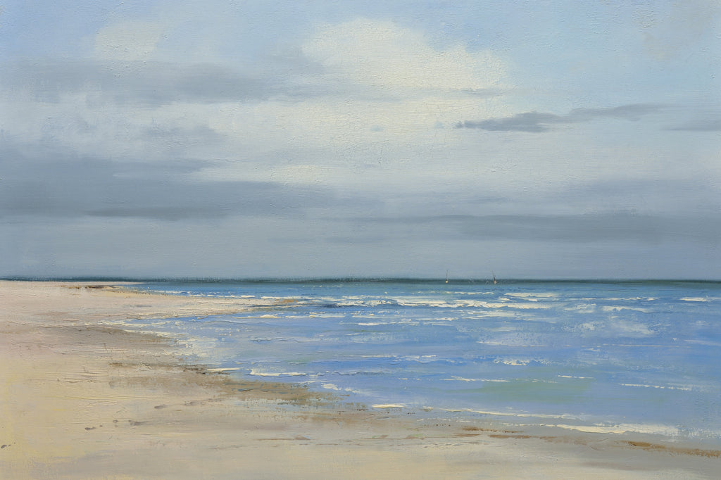 Giclee on Canvas-Modern Seascape Artwork 4-72071034 image 0