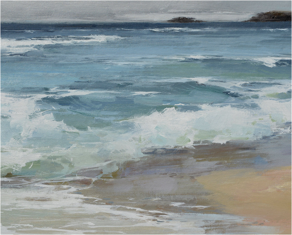 Giclee on Canvas-Modern Beach Ocean Wave Artwork 823708 image 2
