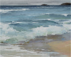 Giclee on Canvas-Modern Beach Ocean Wave Artwork 823708 image 2