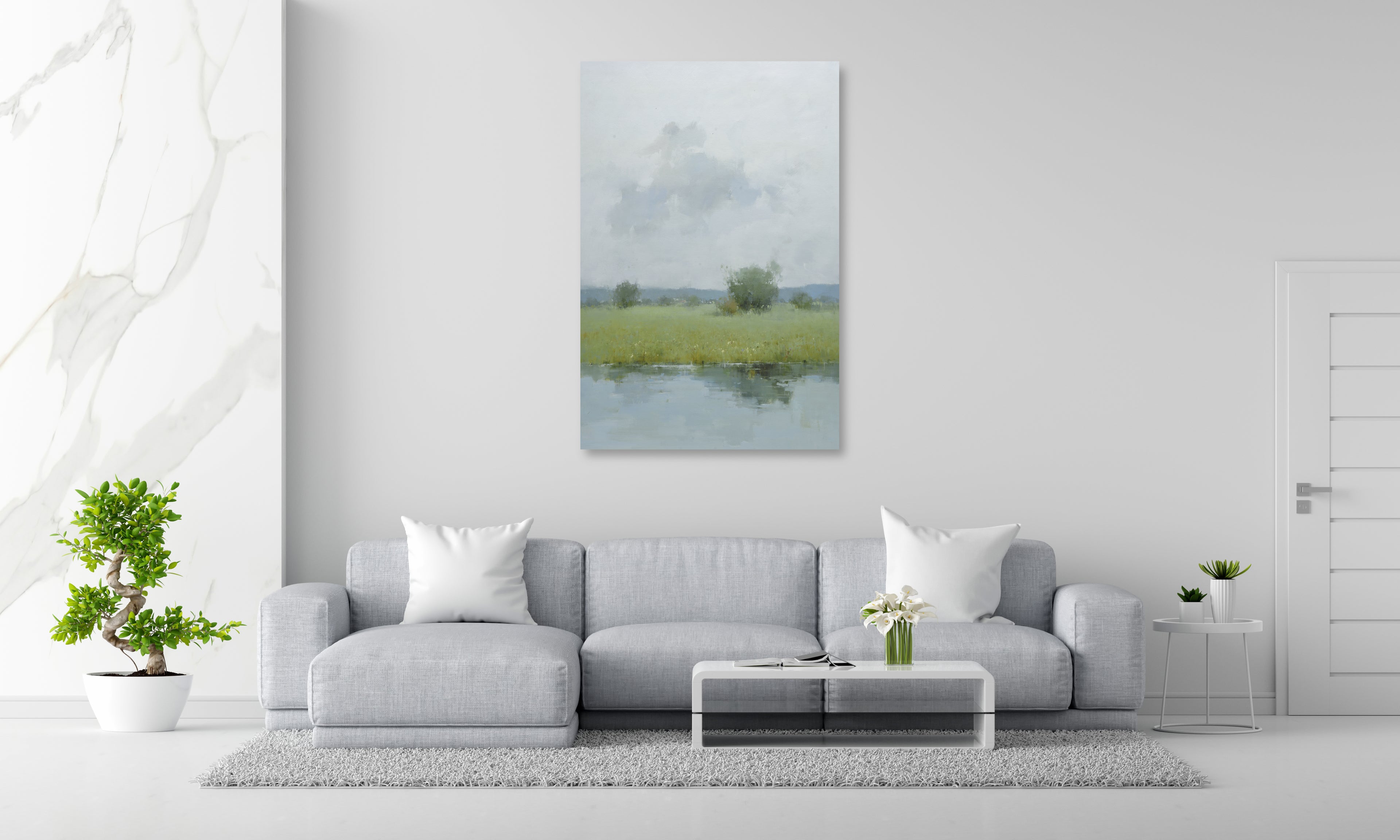 Giclée on Canvas-Modern Landscape Artwork 822909 image 3