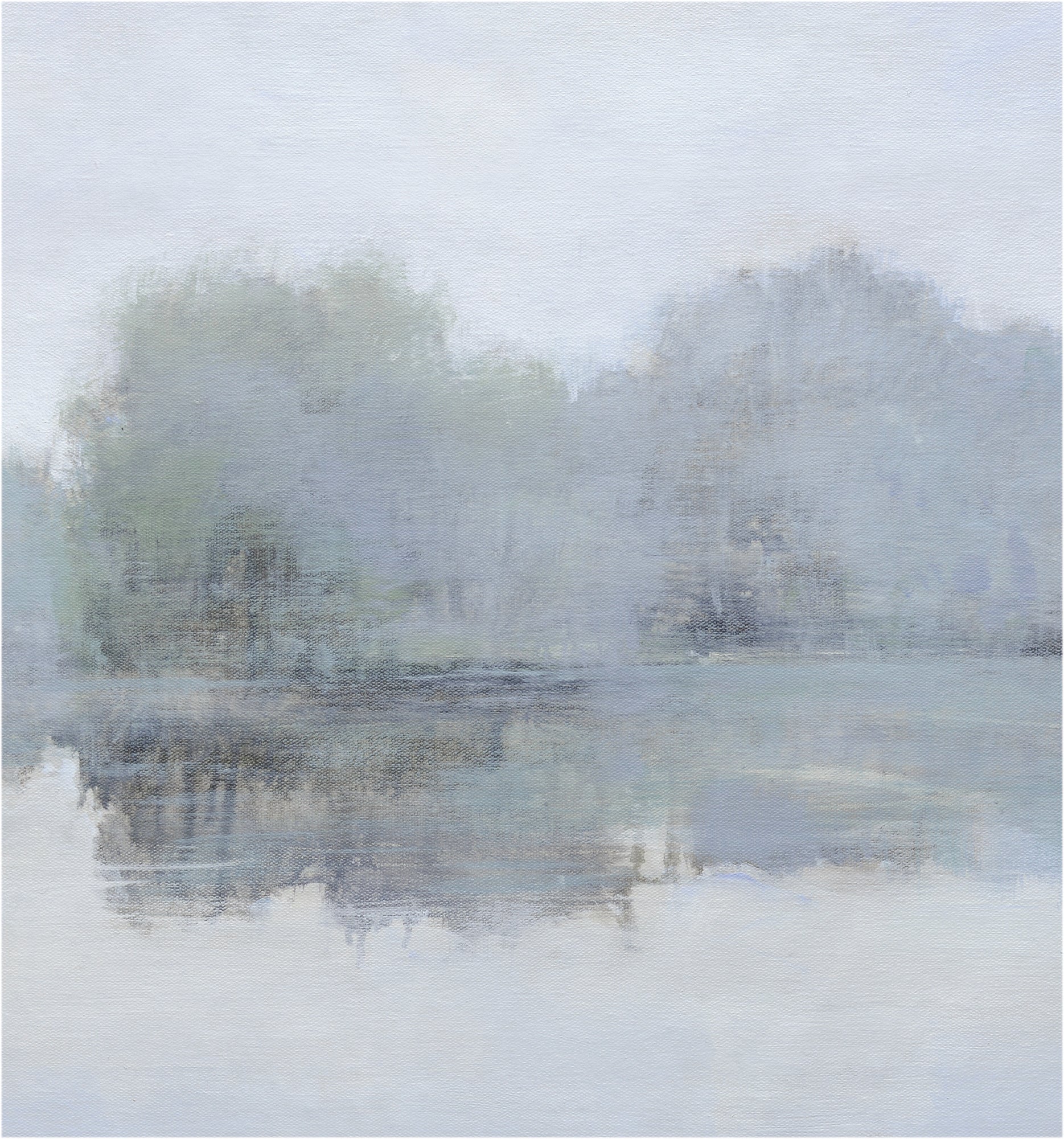 Giclee on Canvas-Modern Lake Landscape Artwork 823442 image 2