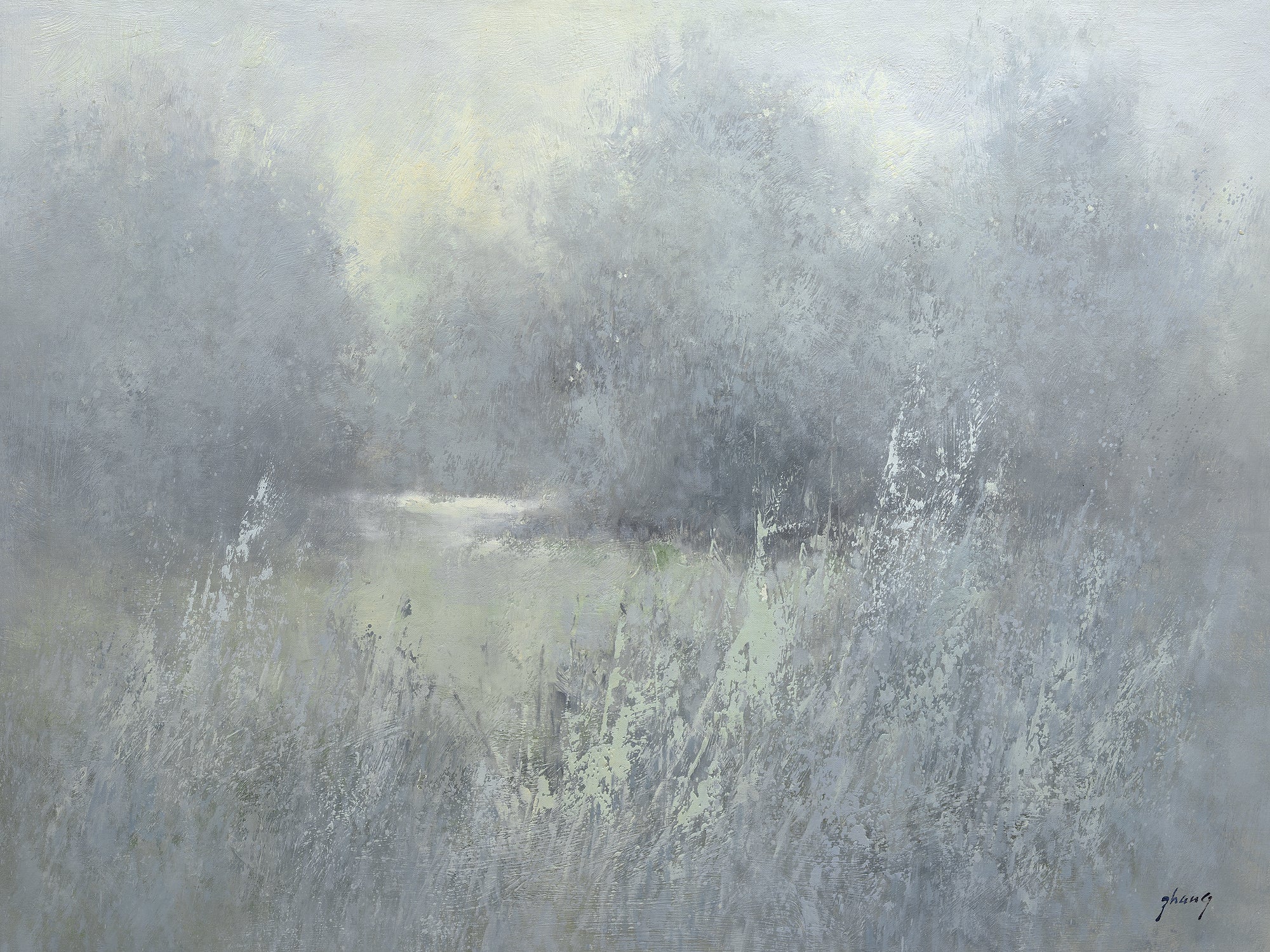 Giclee on Canvas-Modern Marsh Landscape Artwork 8194302 image 0