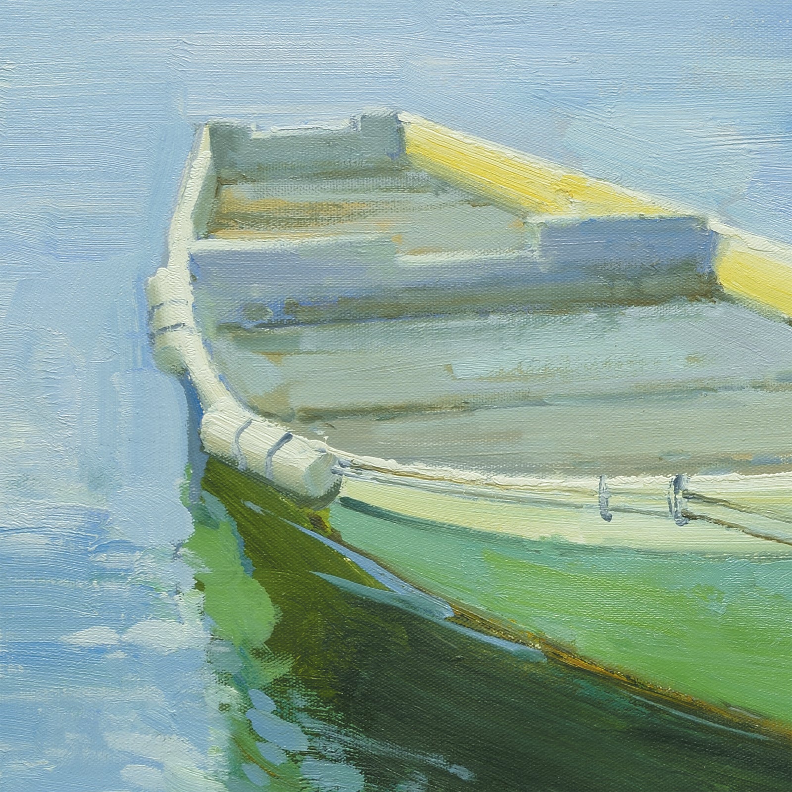 Giclee on Canvas- Contemporary Boat Seascape Artwork 4656561 image 1