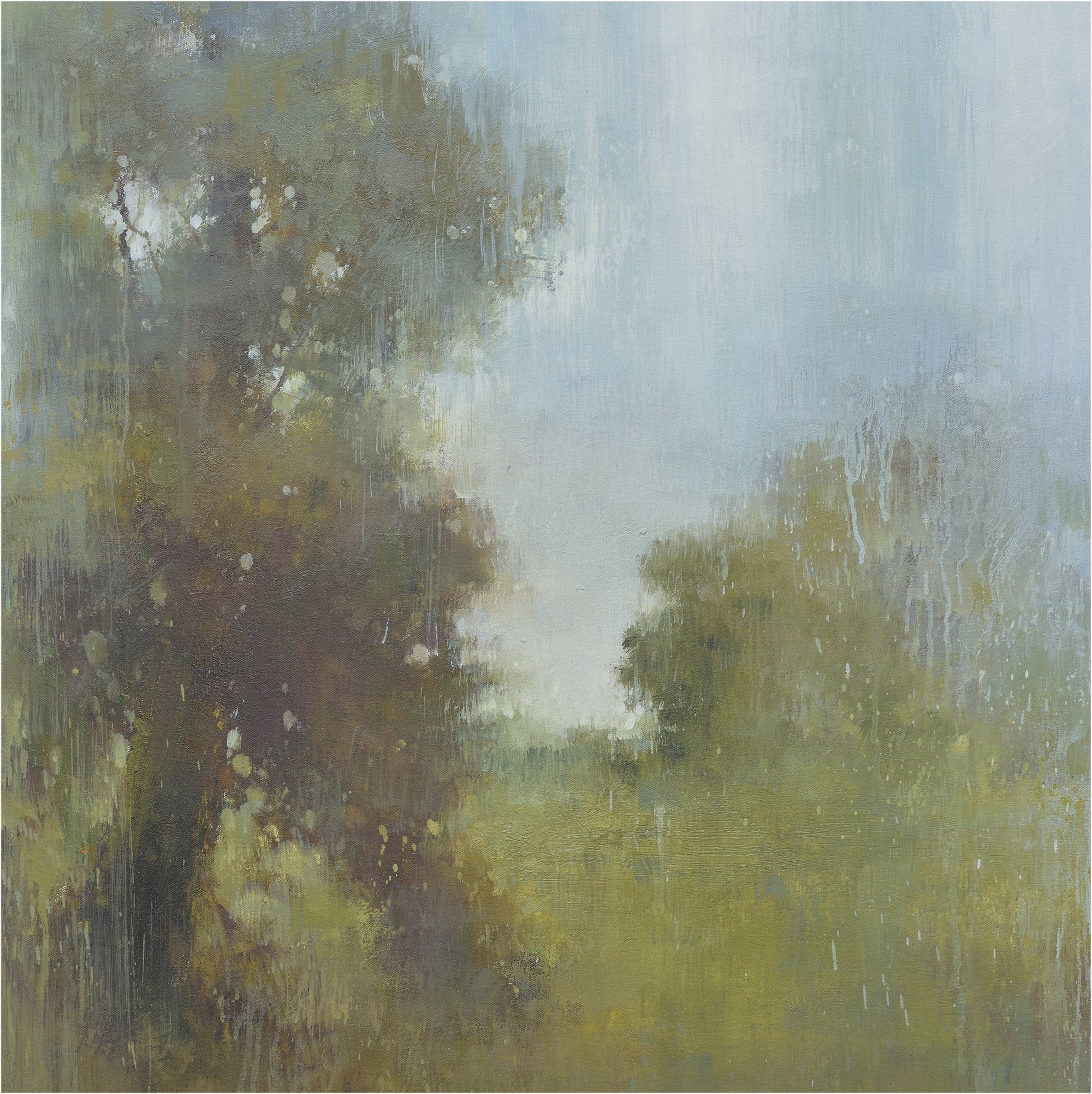 Giclee on Canvas-Modern Landscape Green Tree Artwork 8184406 image 2