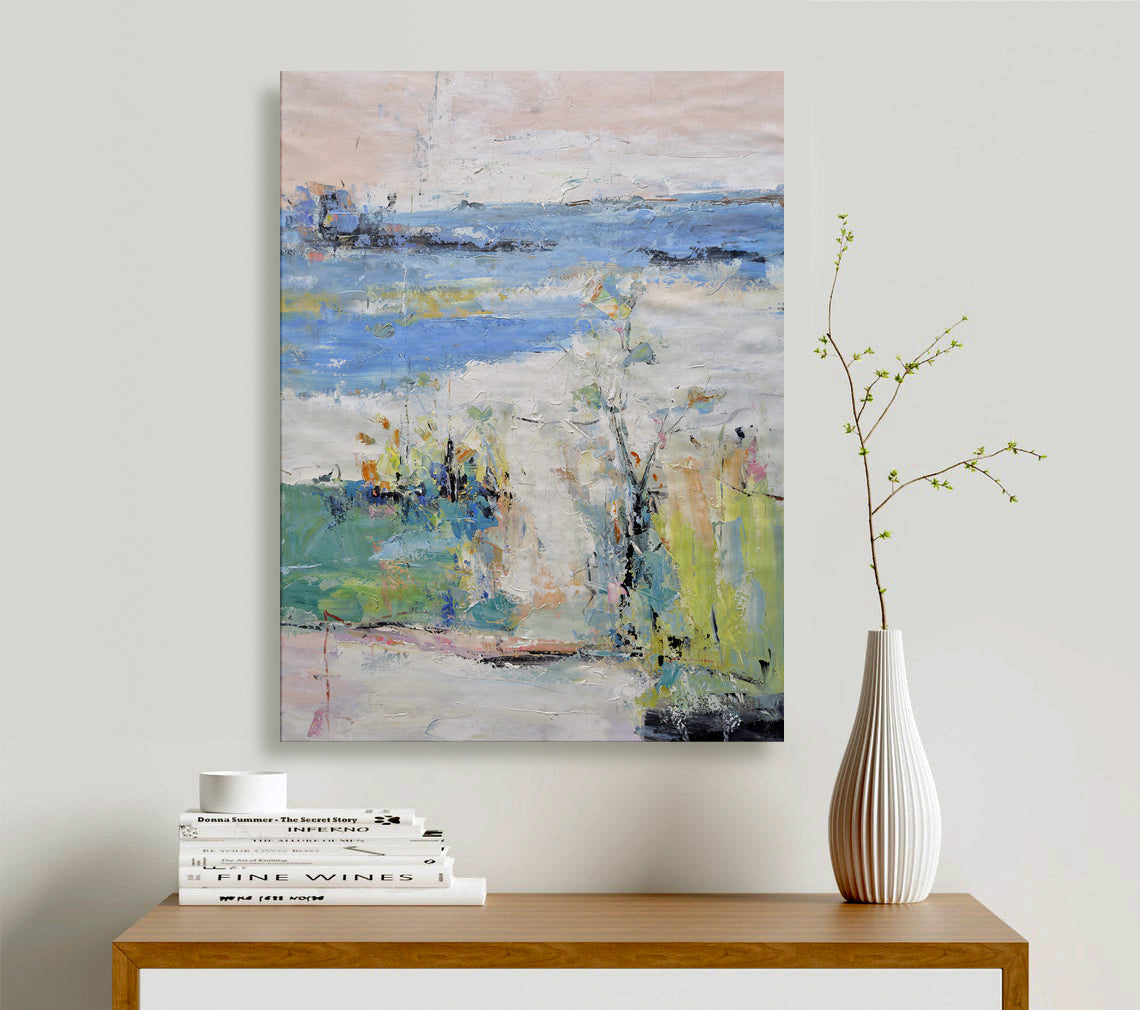 36x48 abstract oil painting on canvas 72071008 image 1