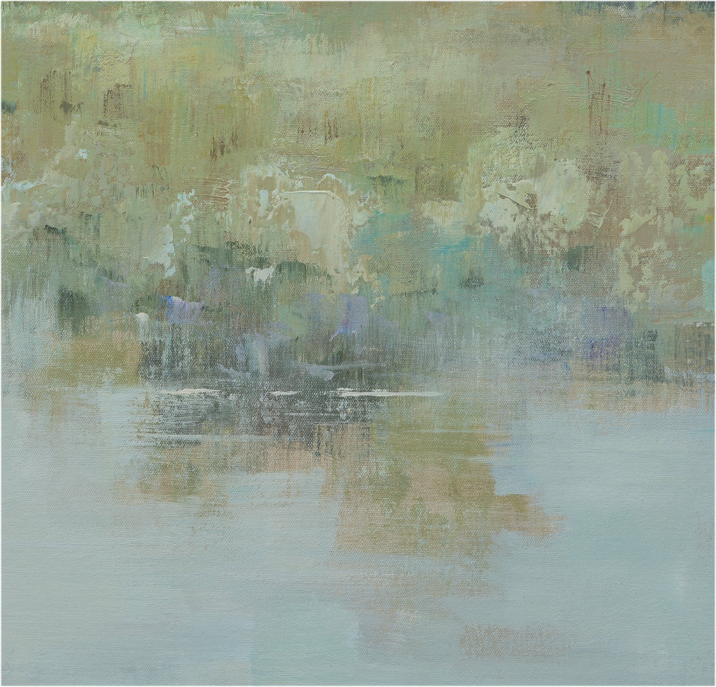 Canvas-Modern Field Marsh Landscape Artwork G2185a image 2