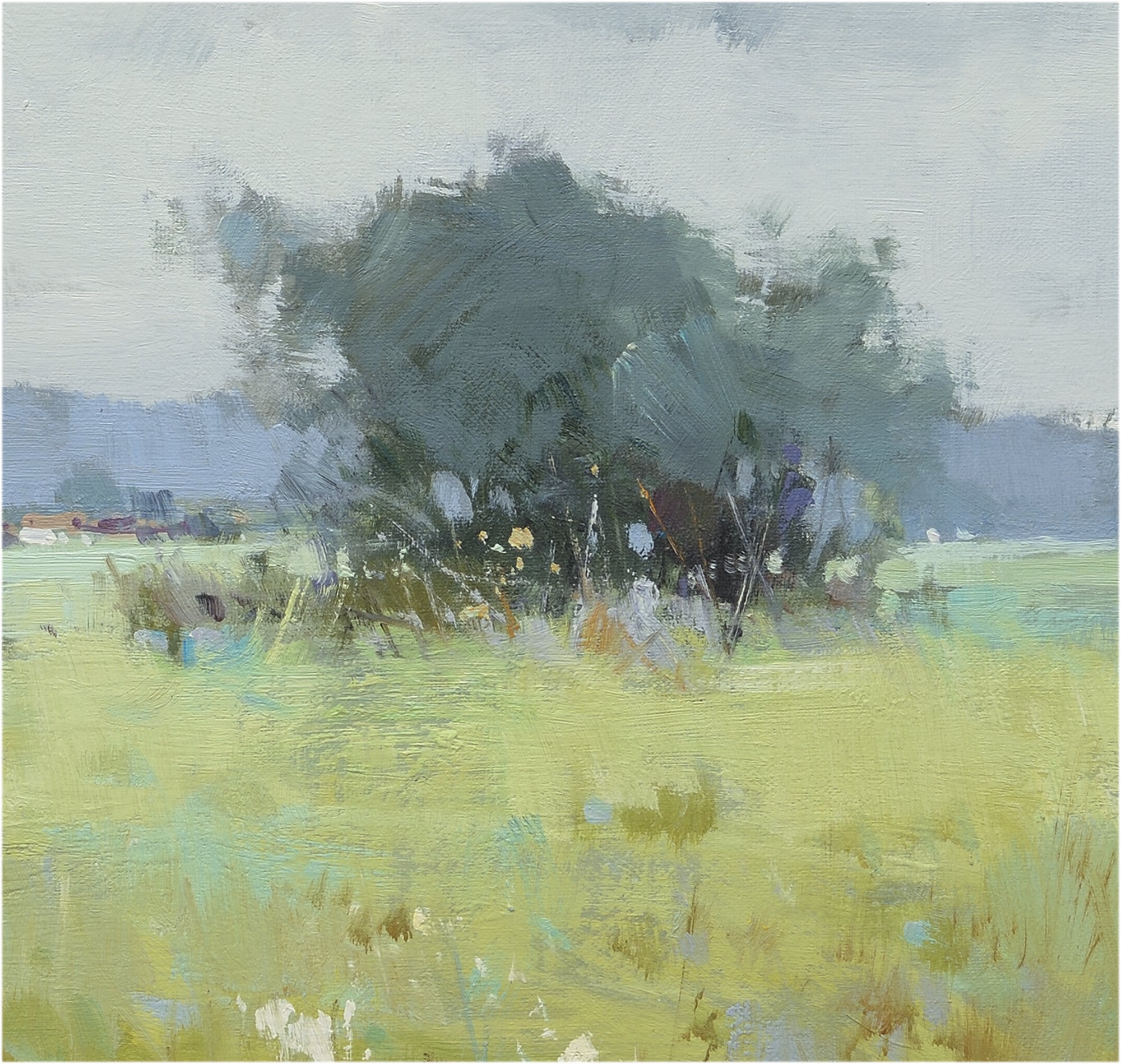 Giclée on Canvas-Modern Field Landscape Artwork G2171 G2111 - 8201401 image 2