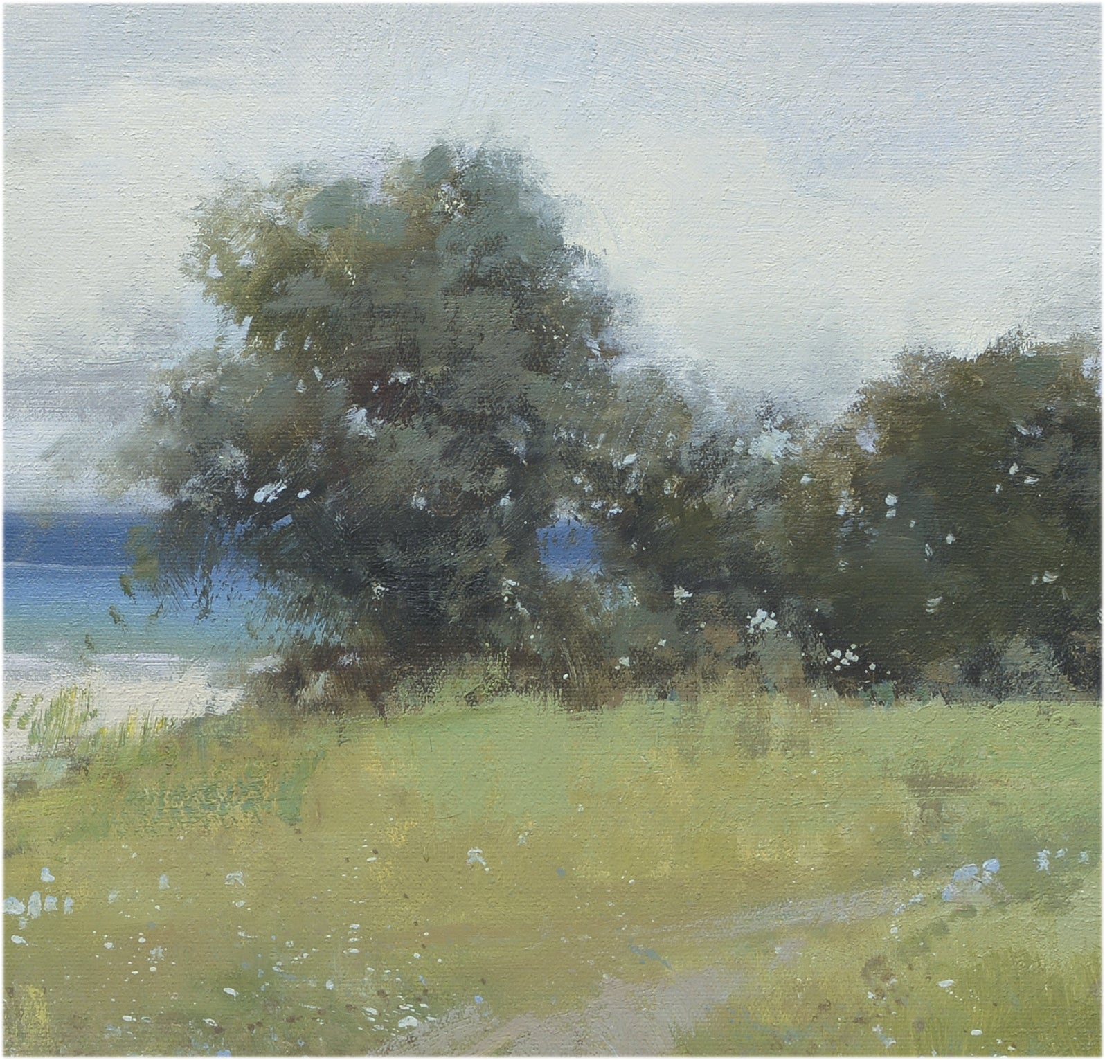 Giclee on Canvas-Modern Beach Grass &Ocean Artwork 8196502 image 3