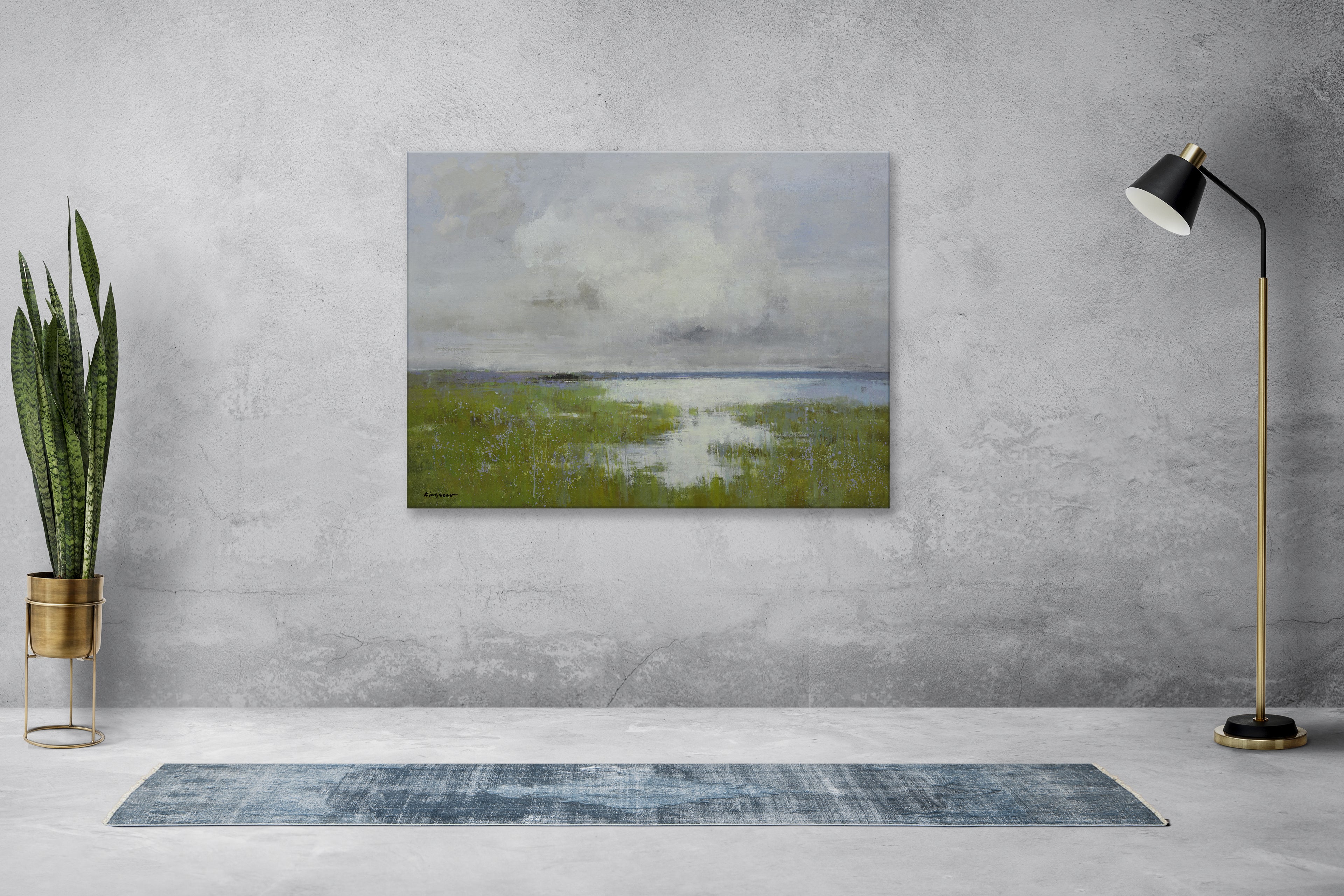 Giclee on Canvas-Modern Landscape Artwork 8220101 image 1