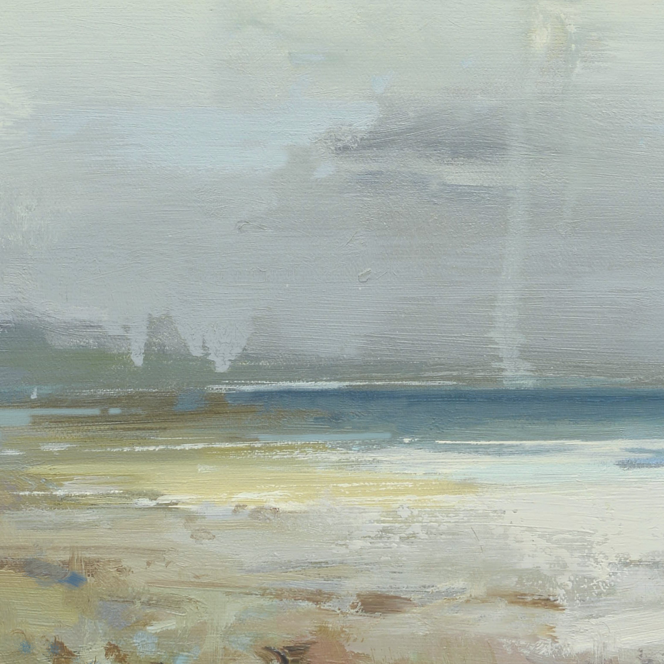 Giclee on Canvas-Modern Beach Seascape Artwork 421614 image 1