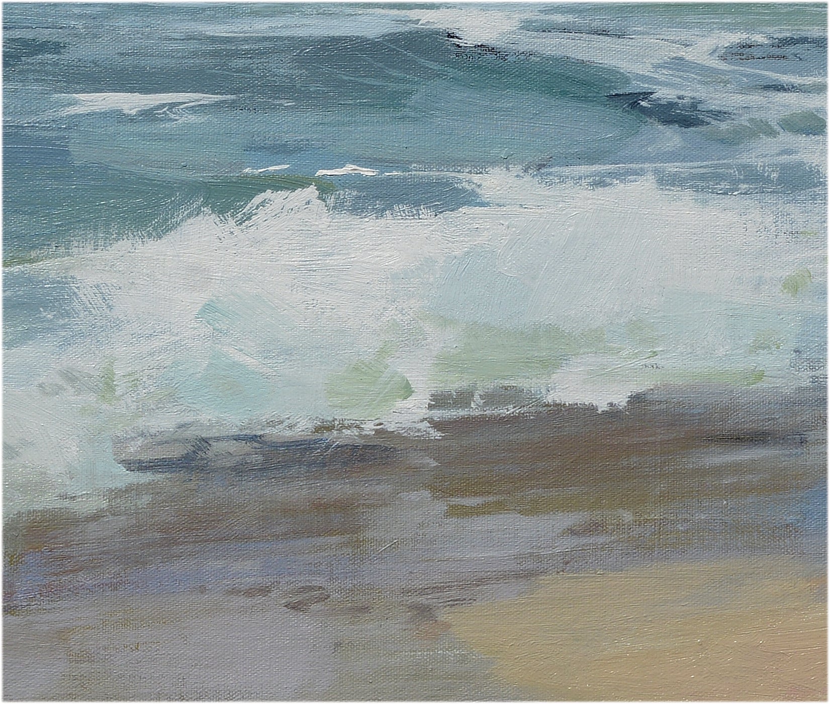 Giclee on Canvas-Modern Beach Ocean Wave Artwork 823708 image 3