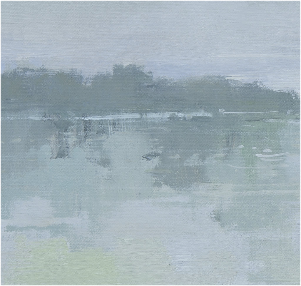 Giclée on Canvas-Modern Gray Lake Artwork P438 - 822888 image 2