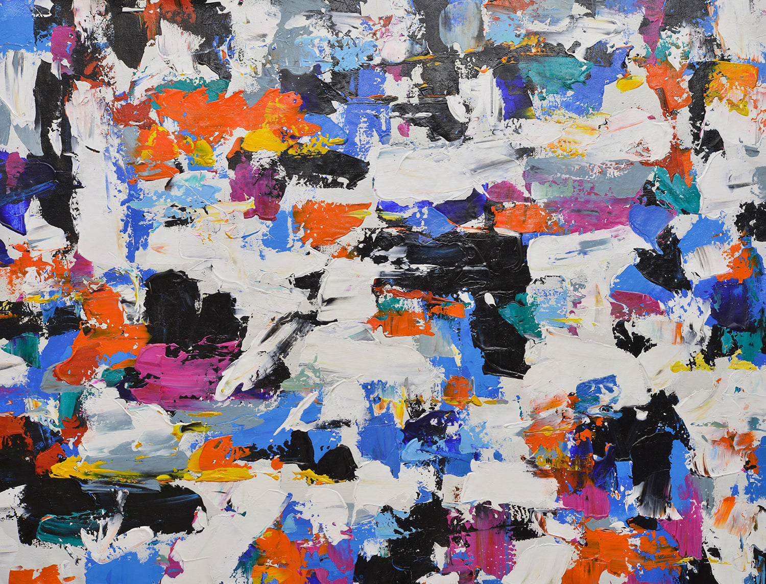 36x48 abstract oil painting on canvas 72071023 image 1