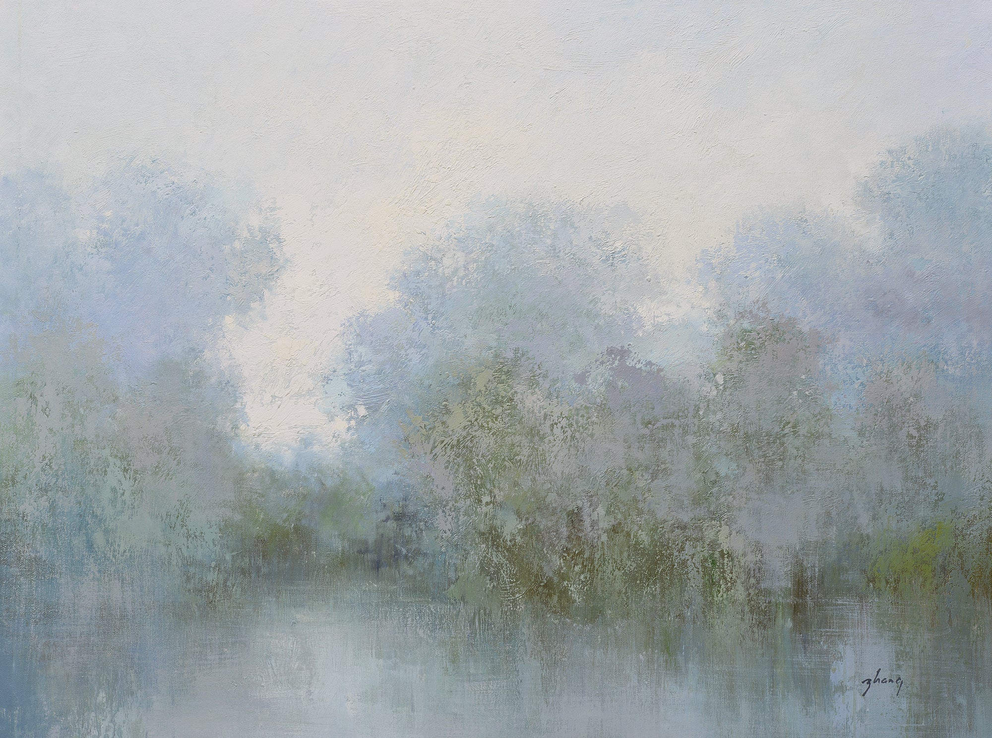 Giclee on Canvas-Modern Marsh Landscape Artwork 823240 image 0