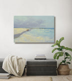 24x36 oil painting on canvas of boat on beach 41607507 image 1